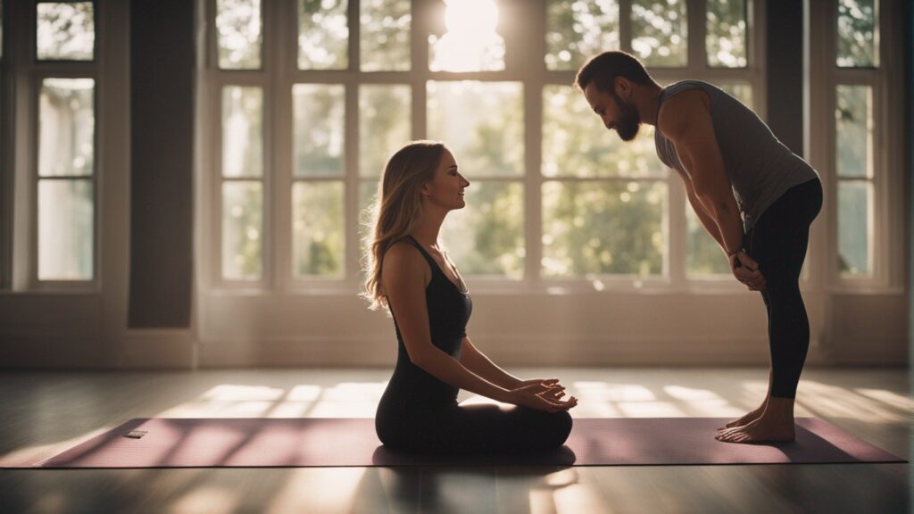 Partner Yoga Pose