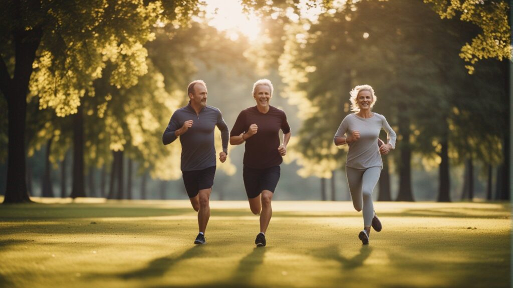Running In Park